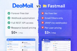 DeoMail vs Fastmail comparison guide